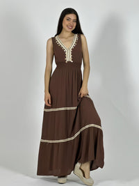 Vestido Boho Estrellas y Conchas