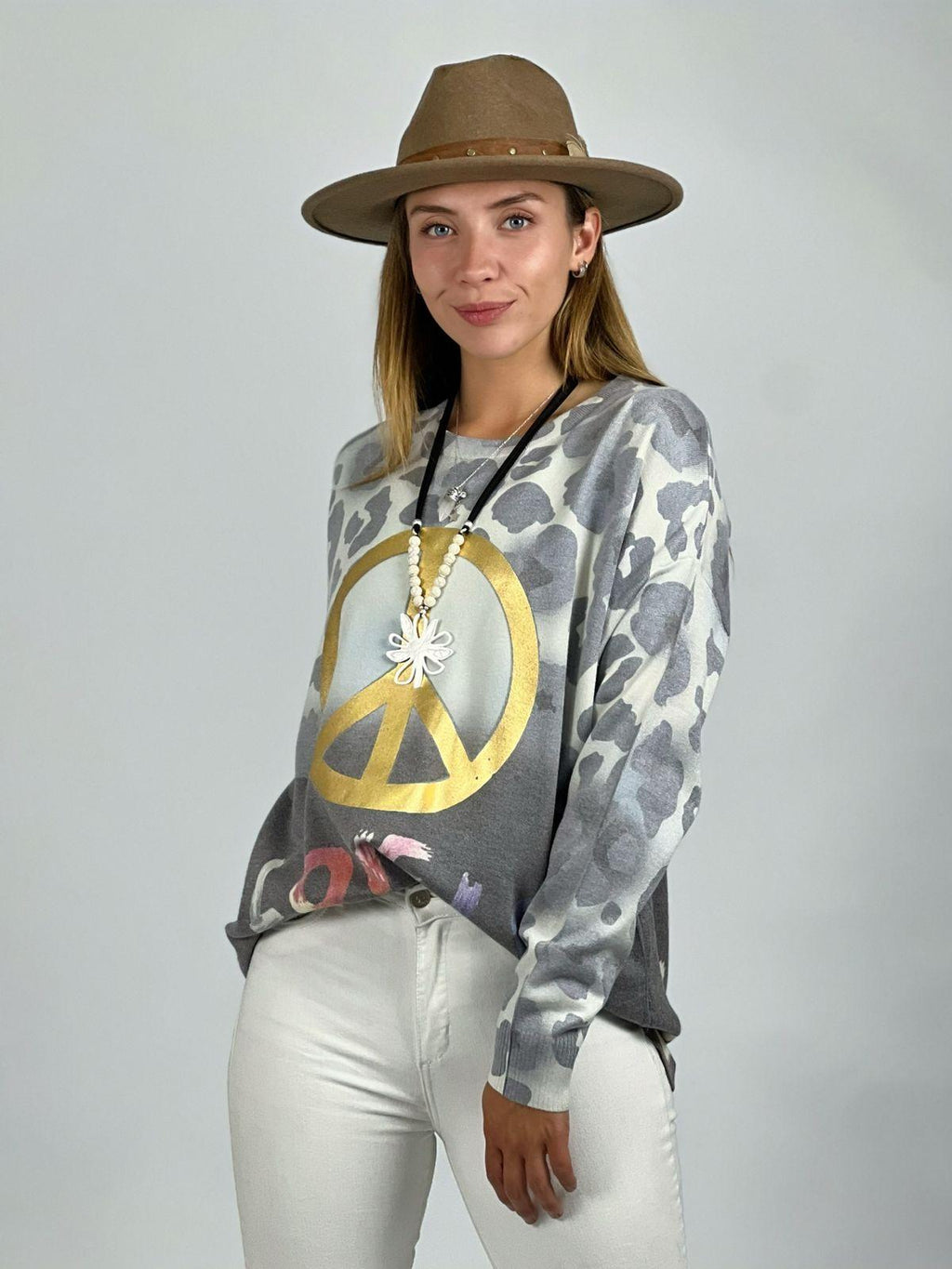 Sweater Spandex Print PAZ/LOVE
