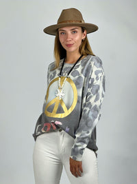 Sweater Spandex Print PAZ/LOVE