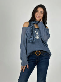 Polera Doble Italiana Con Lazo Print