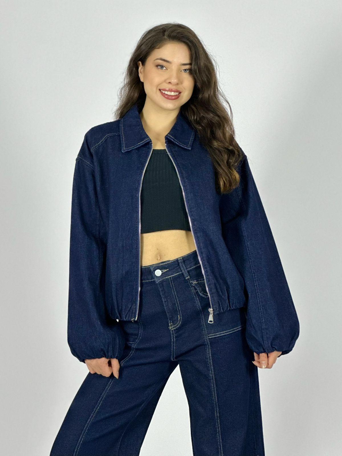 Chaqueta Bomber de Mezclilla