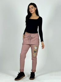 Jogger Italiano Estampado Triple Corazón