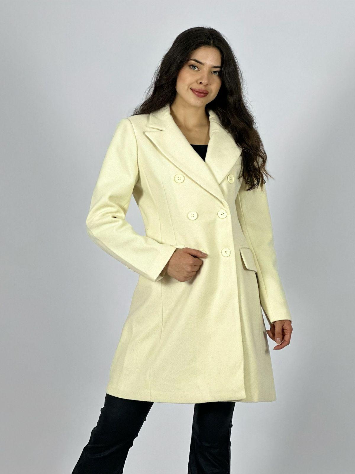 Abrigo Largo de Paño 6 Botones