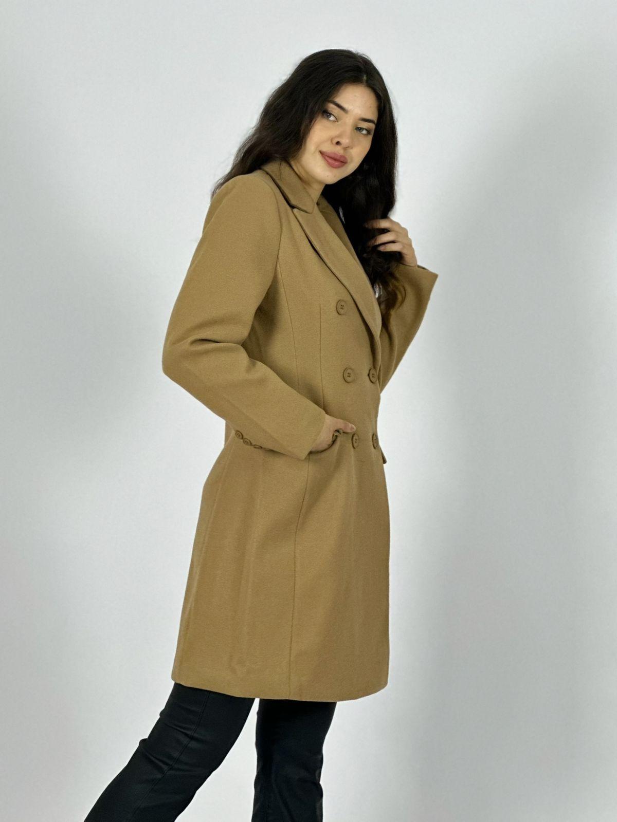 Abrigo Largo de Paño 6 Botones