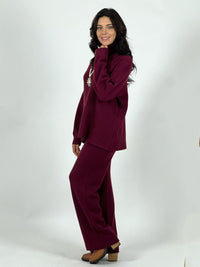 Conjunto de Lana Detalle Trenzado