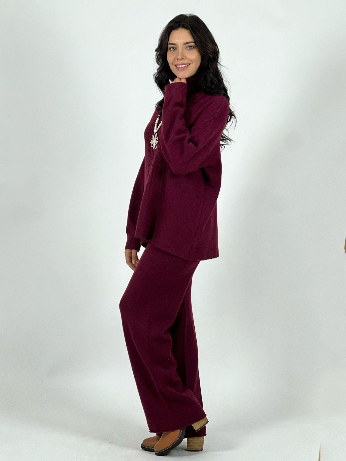 Conjunto de Lana Detalle Trenzado