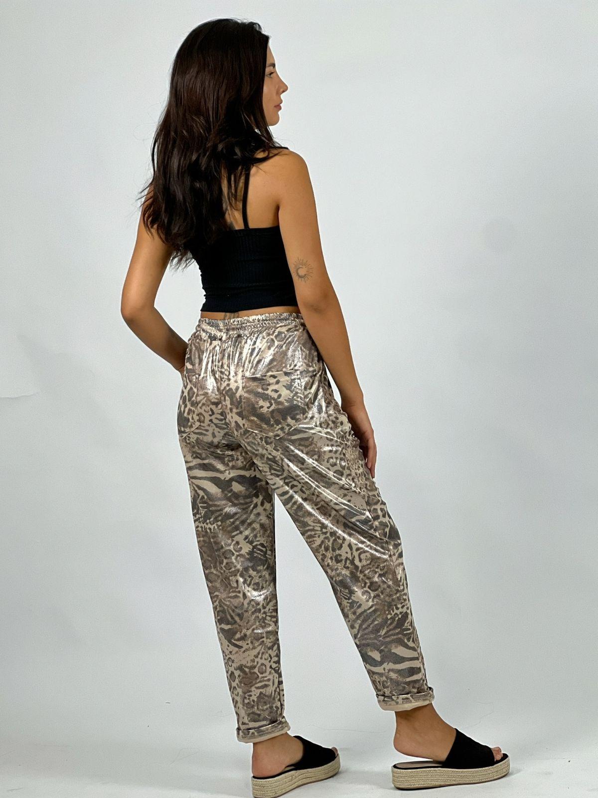 Jogger Algodón Diseño Leopardo