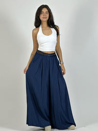 Palazzo Satinado con Cinturón