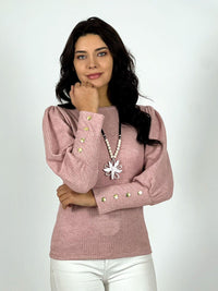 Polera Lanilla Manga Princesa