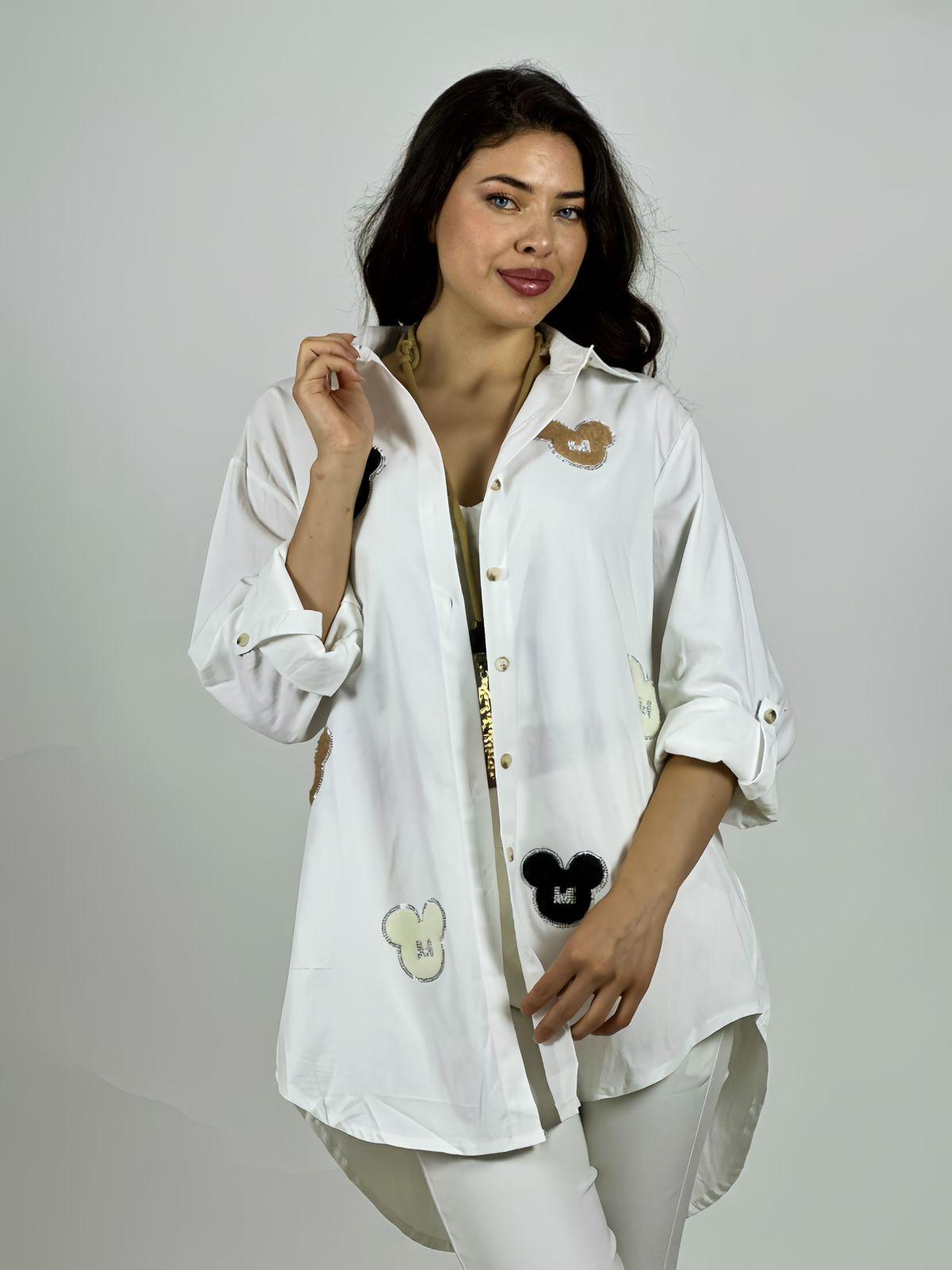 Blusón Mickey Brillantes