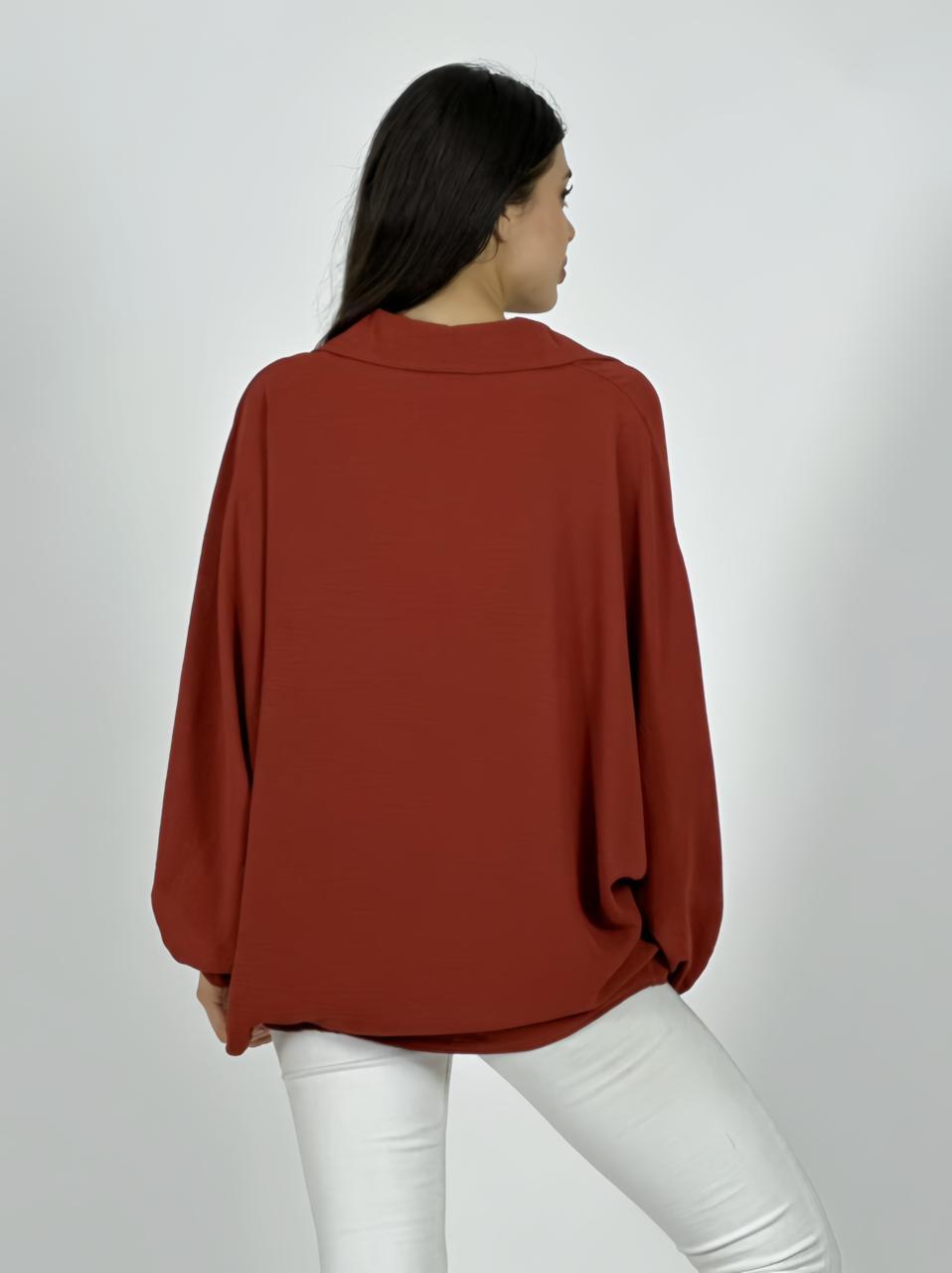 Blusa Italiana Cey Manga Globo