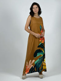 Vestido Sublimado Hojas