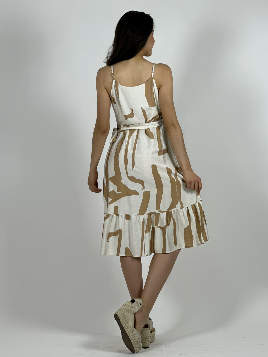 Mini Vestido Cruzado Viscosa