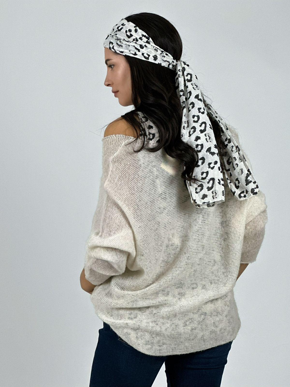 Polera Doble Italiana Con Lazo Print