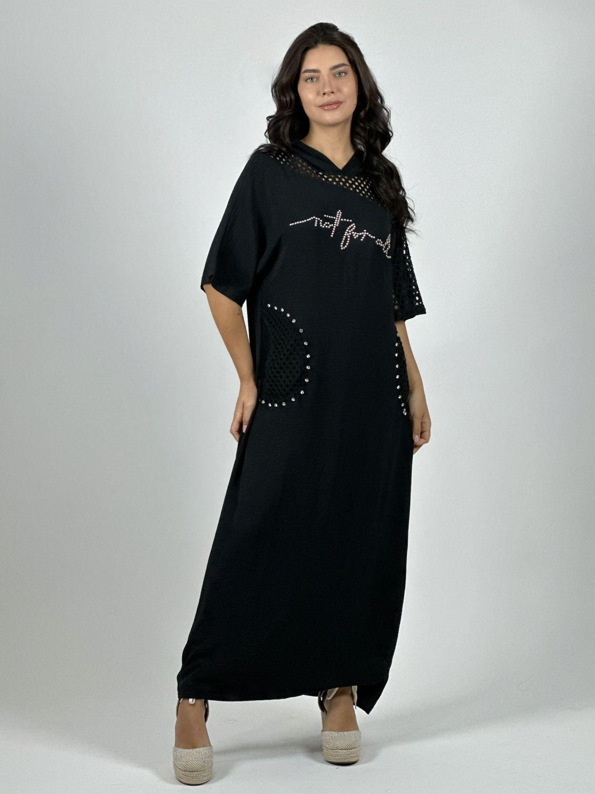 Vestido Lino Largo Holgado