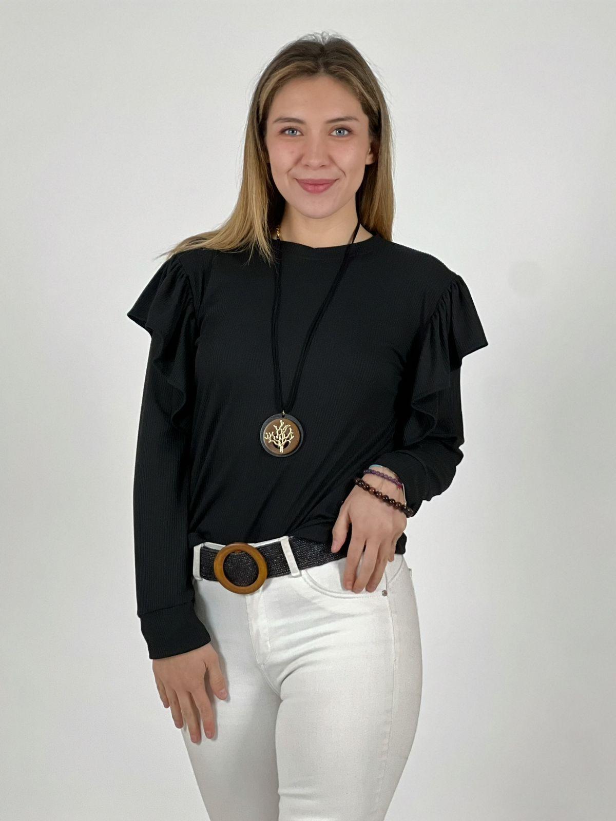 Polera Monserrat Faroleo en Hombros