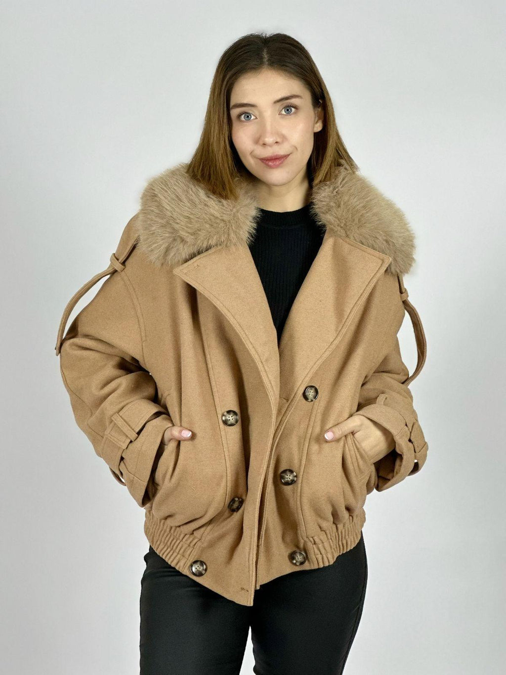 Chaqueta Aviadora de Paño