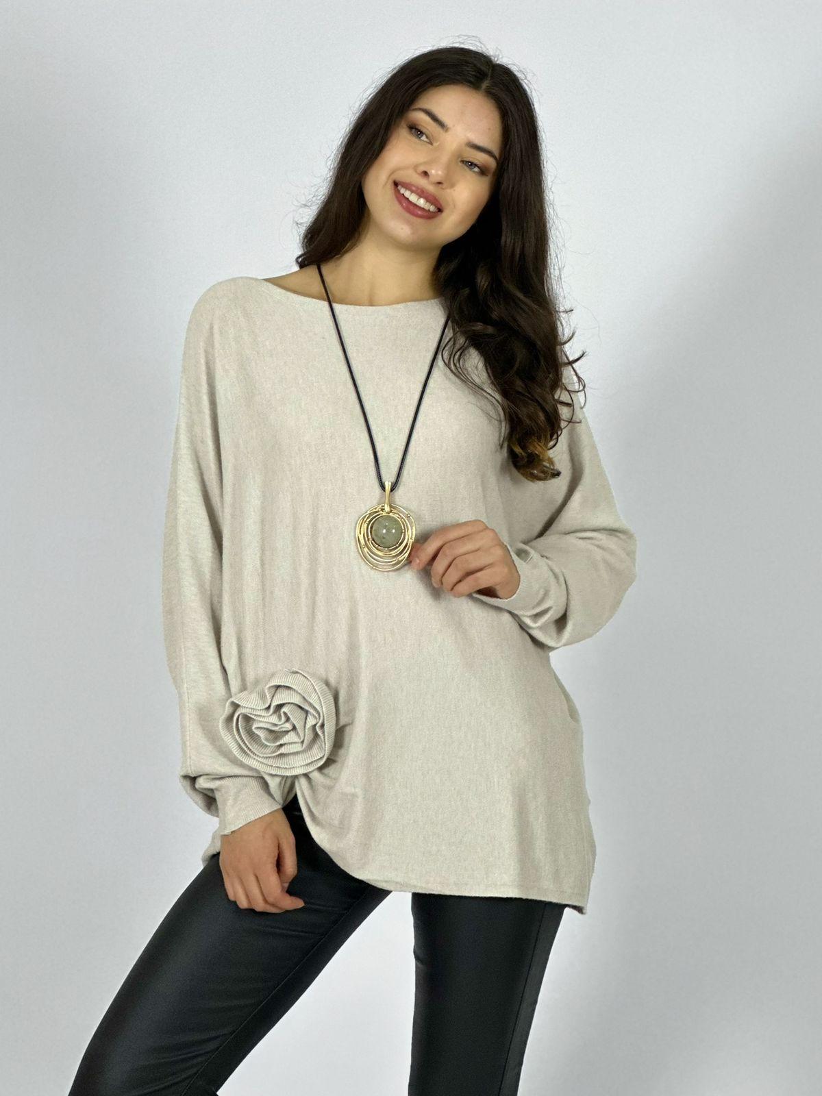 Sweater Spandex Rosa