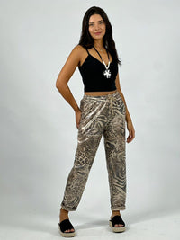 Jogger Algodón Diseño Leopardo