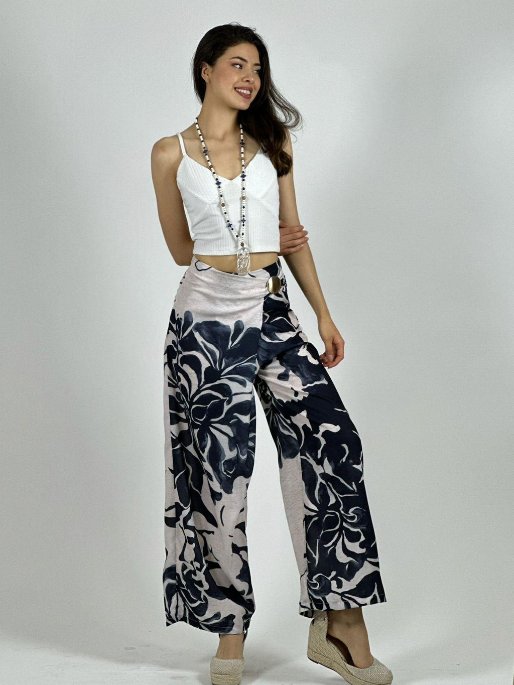 Palazzo Estampado Flores