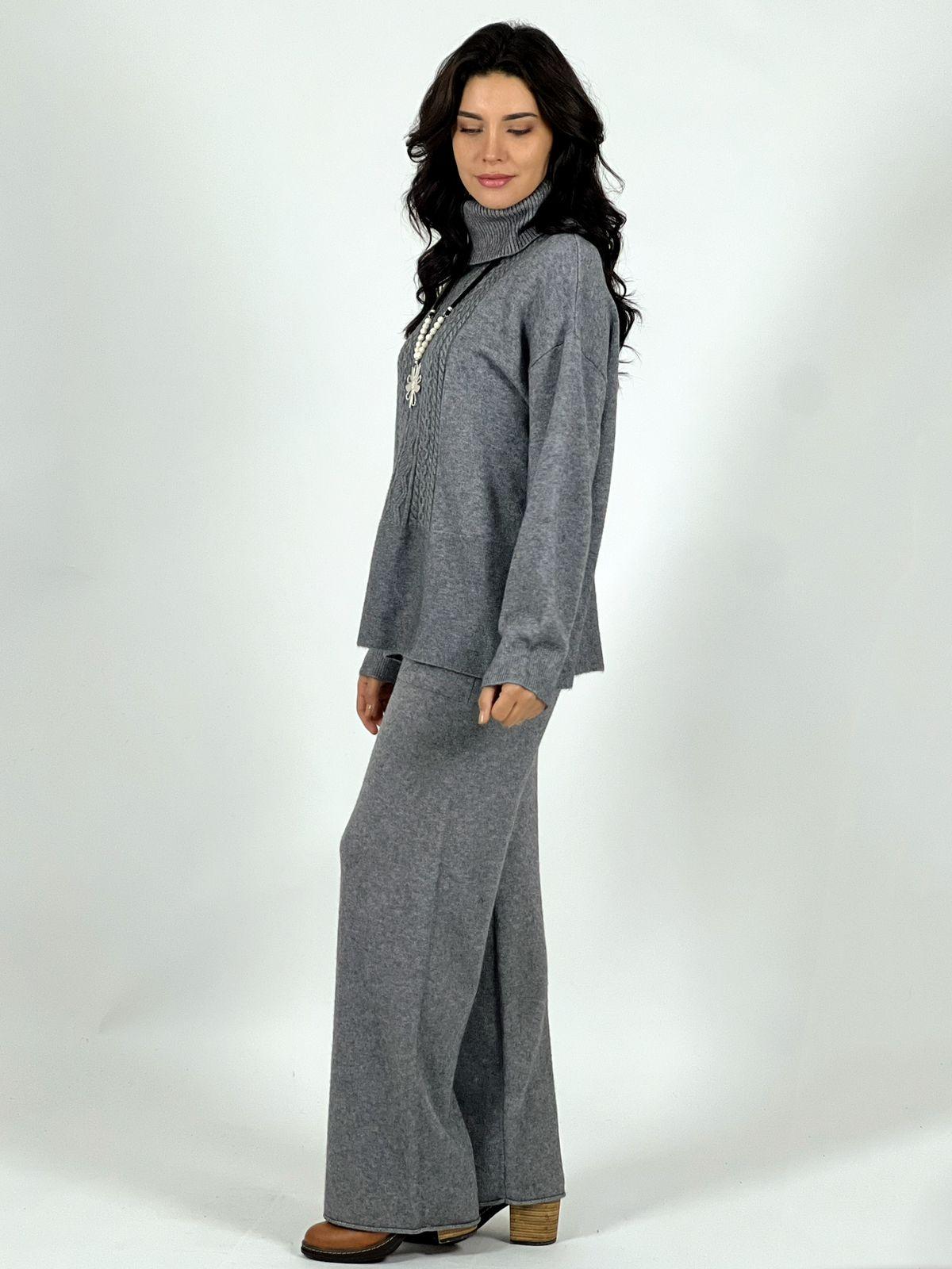 Conjunto de Lana Detalle Trenzado