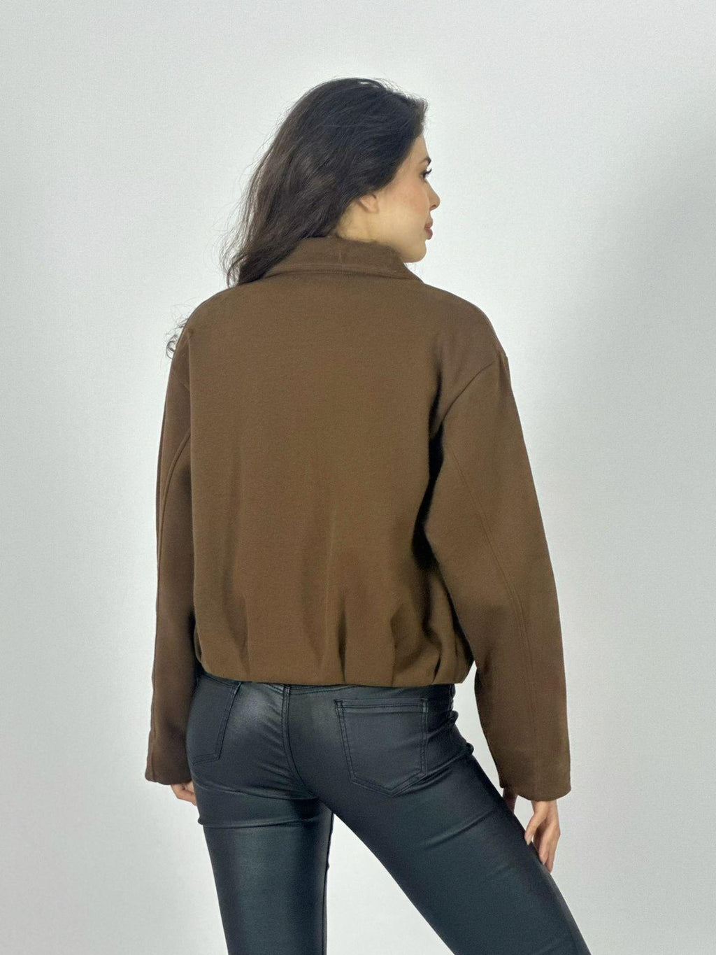 Chaqueta Bomber Paño Lisa