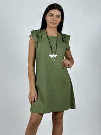 Mini Vestido Lino Faroleo