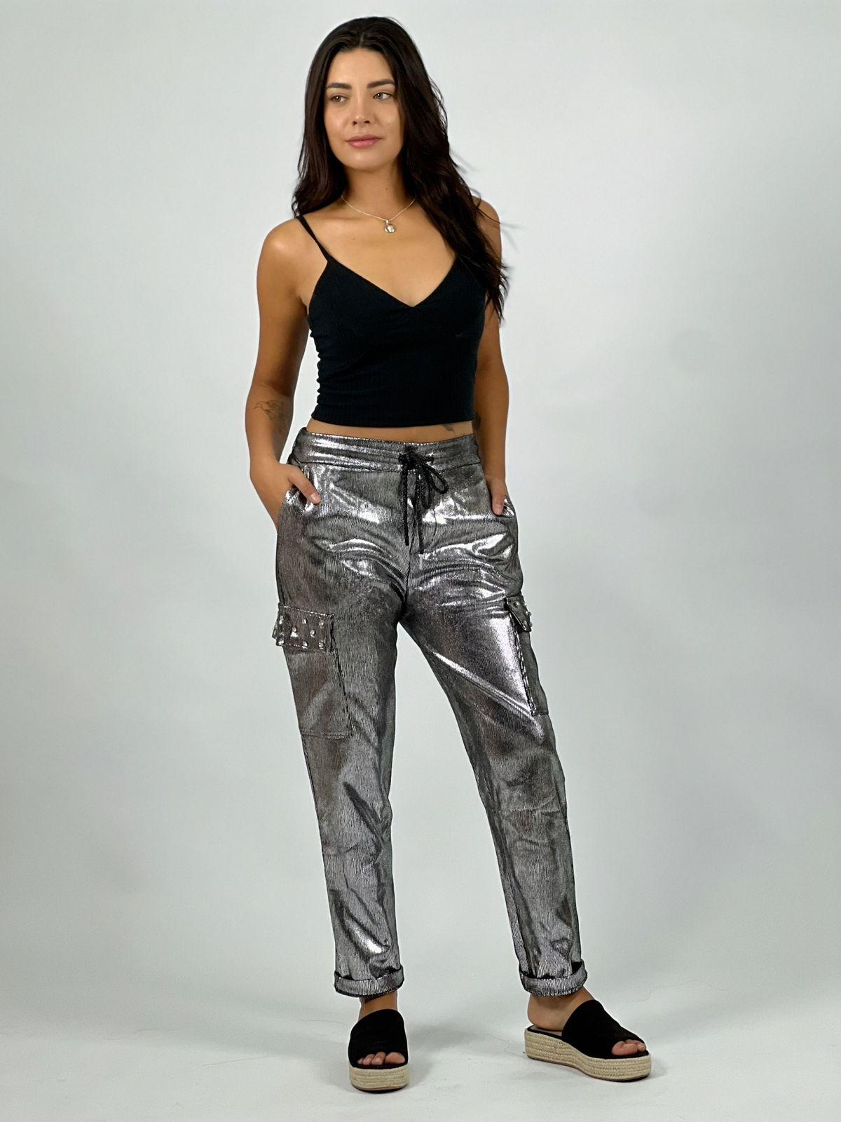 Jogger Elasticado Con Bolsillos Cargo