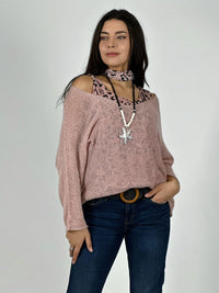 Polera Doble Italiana Con Lazo Print