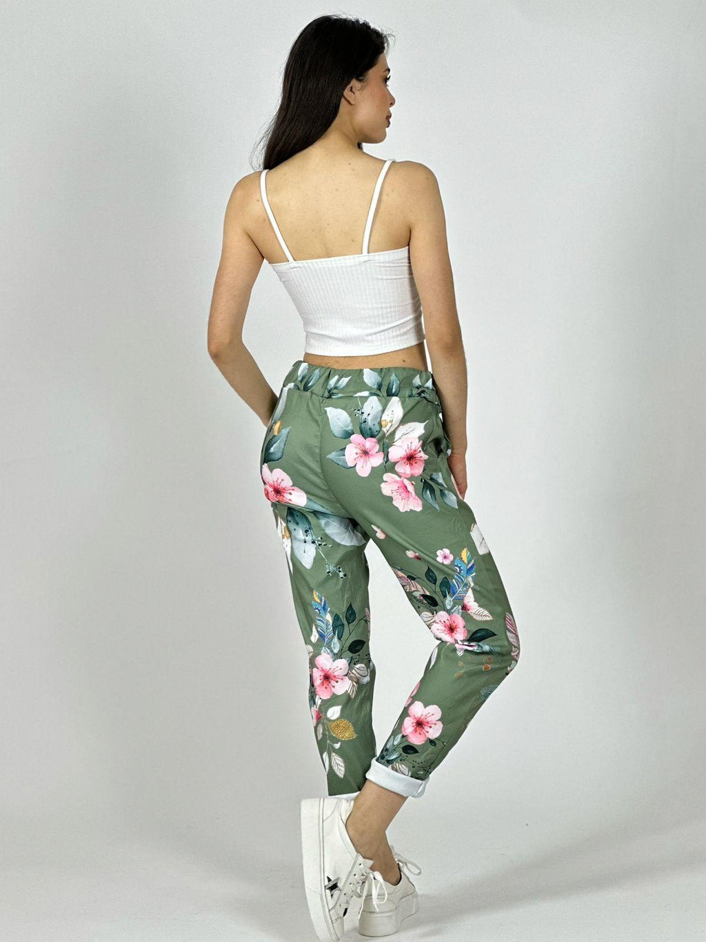 Jogger Italiano Viscosa Floral
