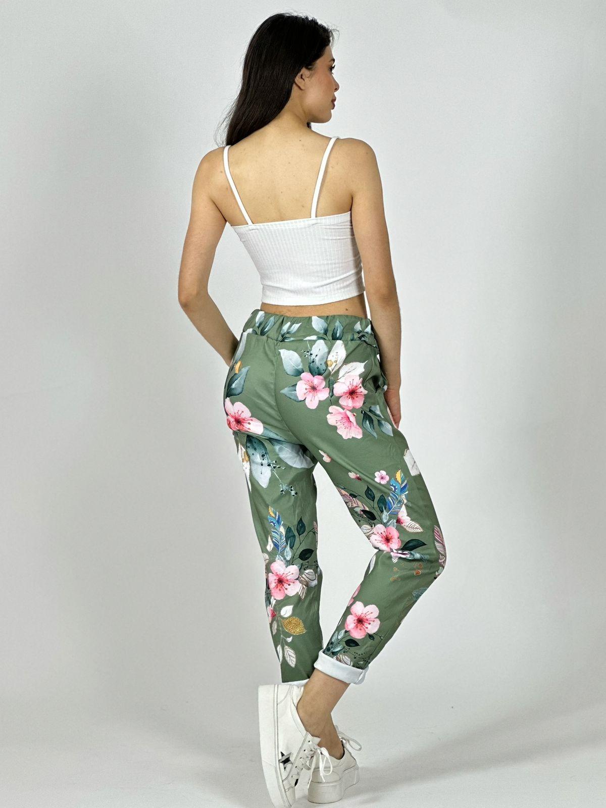 Jogger Italiano Viscosa Floral