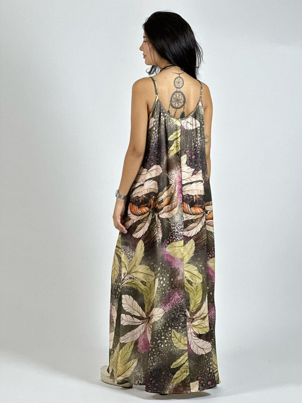 Vestido Estampado Hojas