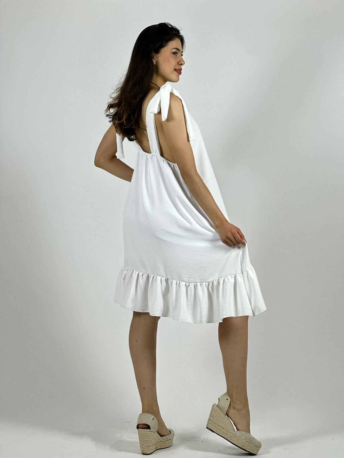 Mini Vestido Amarra en Hombros