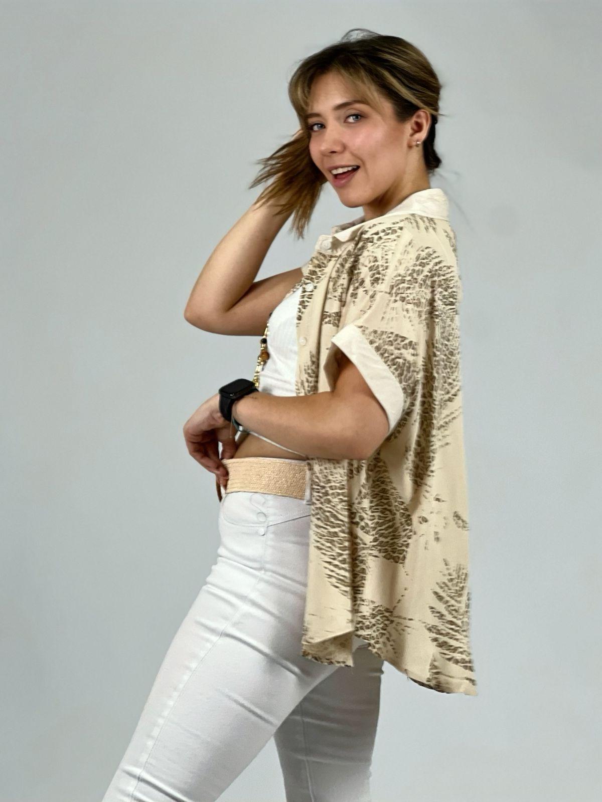 Blusa Lino Estampados print