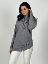 Sweater Spandex de Lana Cuello Alto