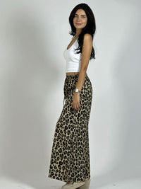 Palazzo Satín Estampado Print