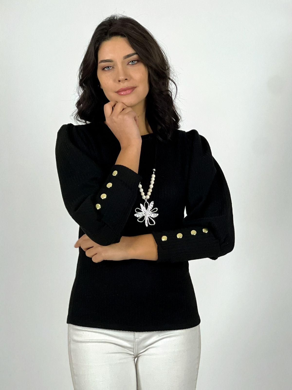 Polera Lanilla Manga Princesa