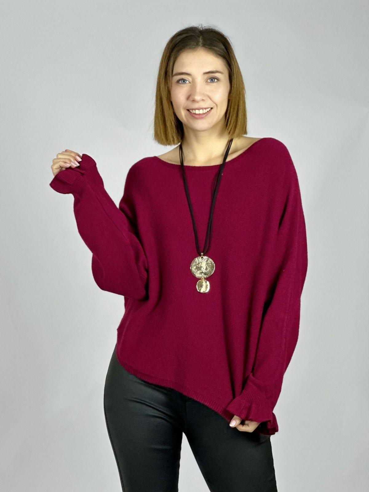 Sweater Spandex Corto Cuello Bote