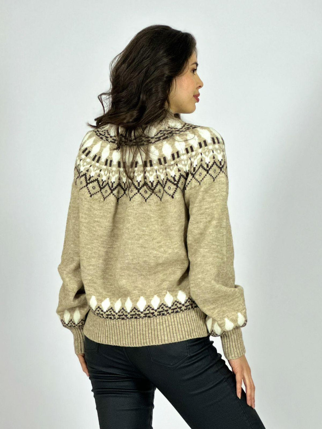 Sweater Lana Diseño Tipo Rombo