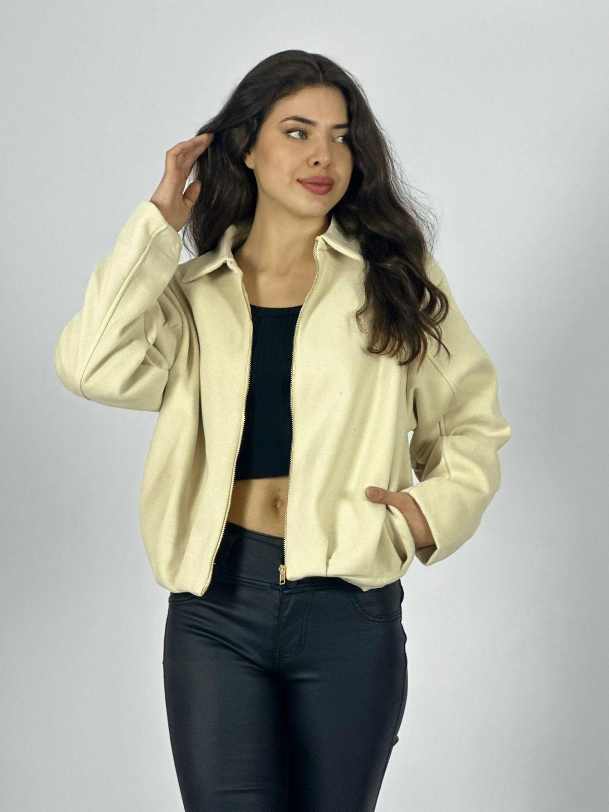 Chaqueta Bomber Paño Lisa