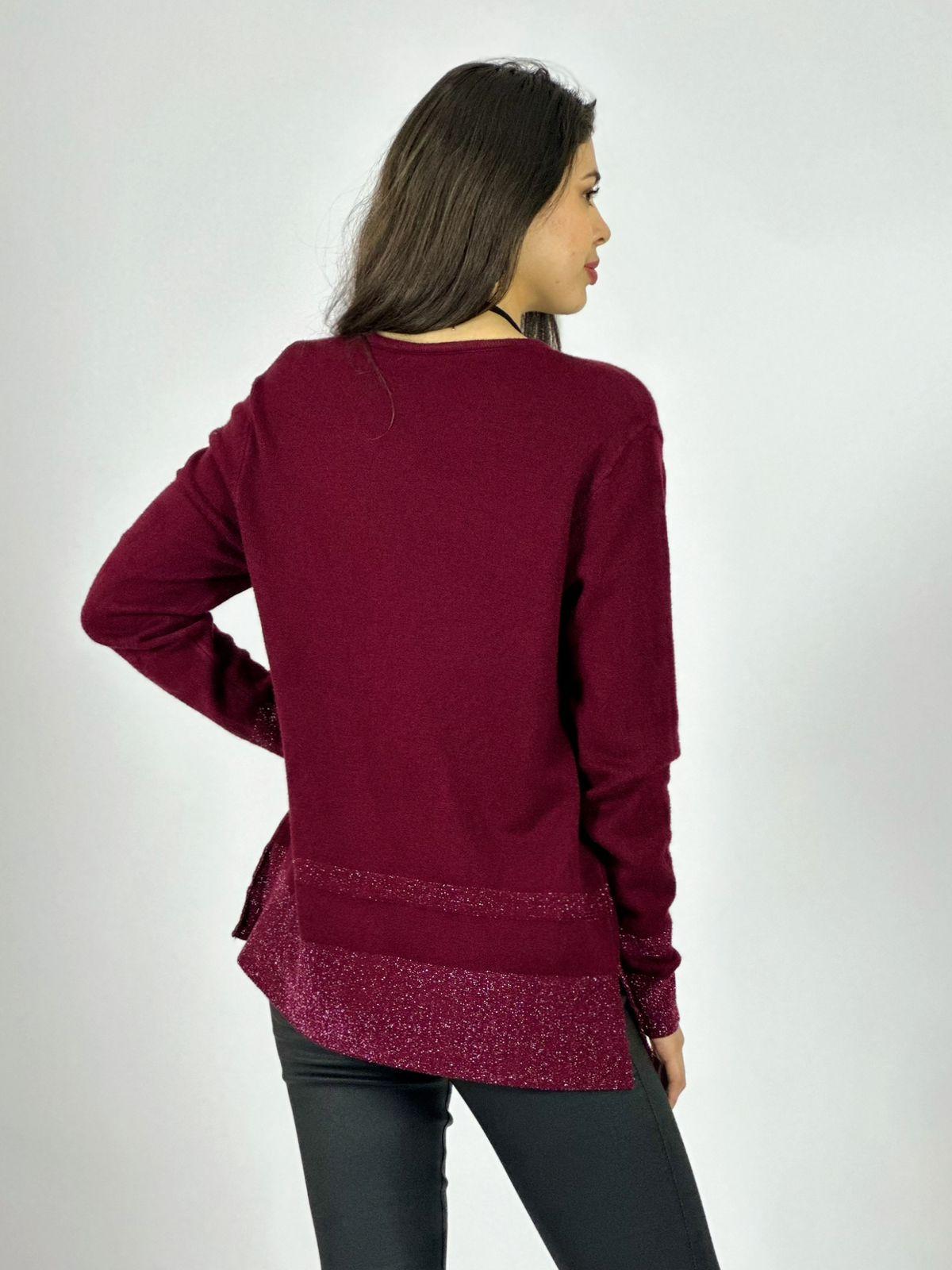 Sweater Spandex Bordes con Brillos