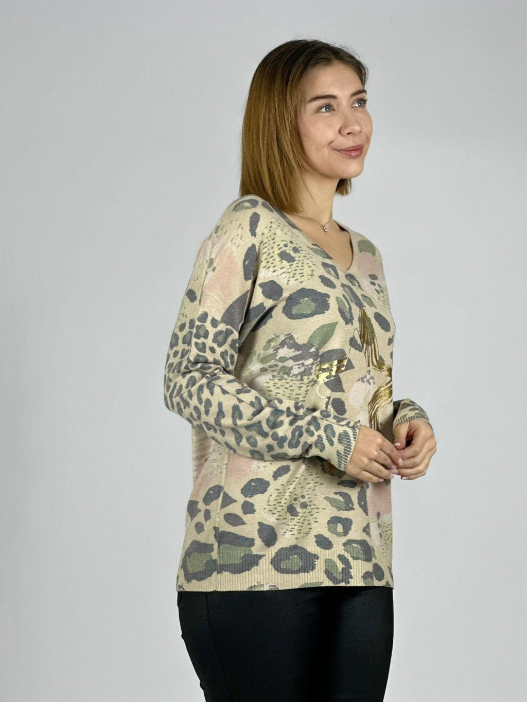 Sweater Print Estrella Dorada