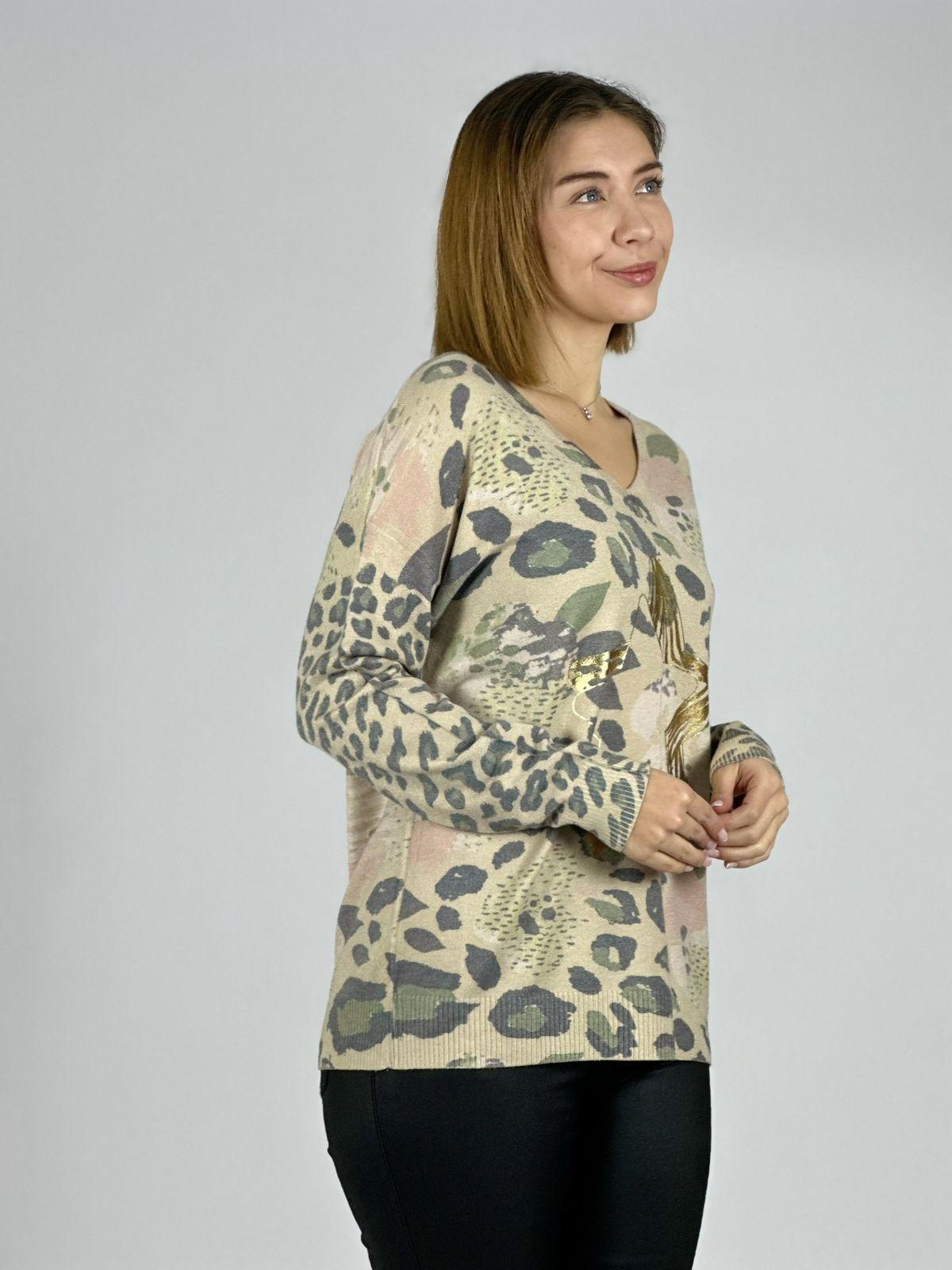 Sweater Print Estrella Dorada