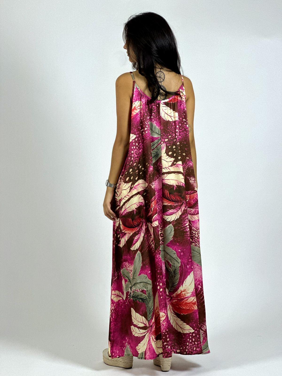 Vestido Estampado Hojas