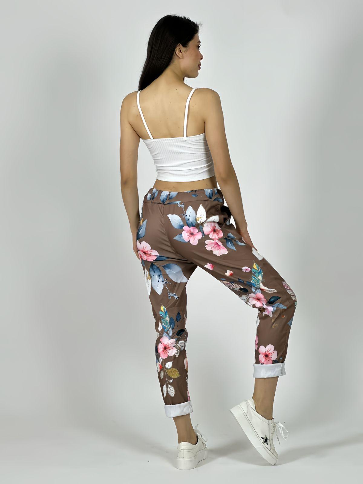 Jogger Italiano Viscosa Floral