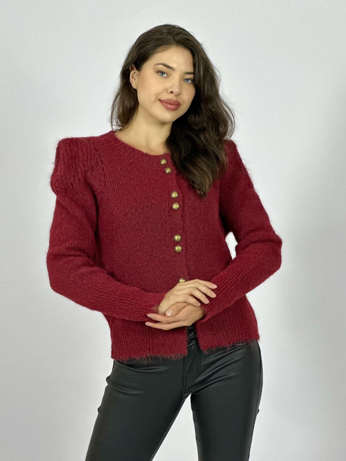 Sweater Lana Corto Abotonado