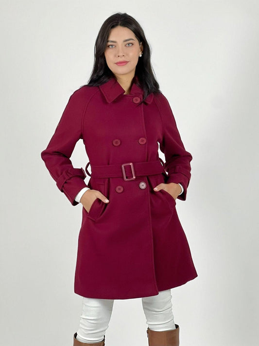 Abrigo Trench con Cinturón