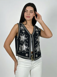 Gillette Boho Chic Estrellas Bordadas