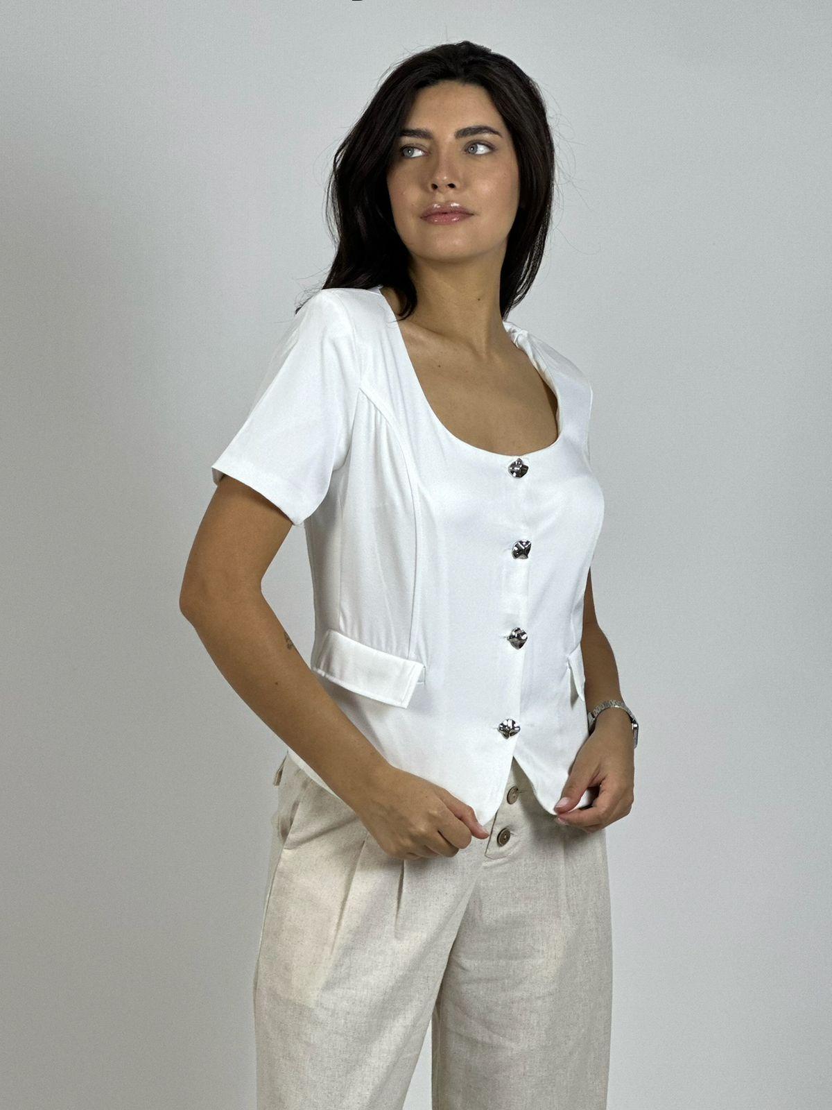 Polera Forrada Manga Corta