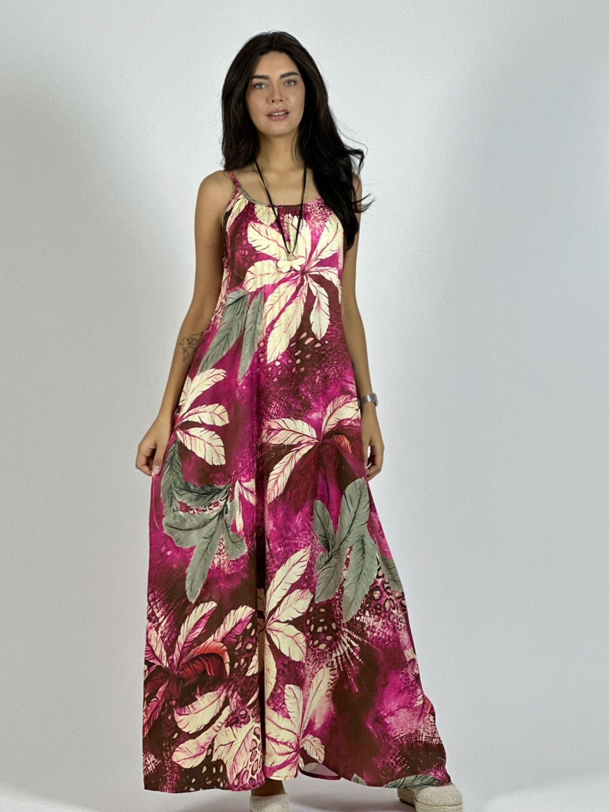 Vestido Estampado Hojas